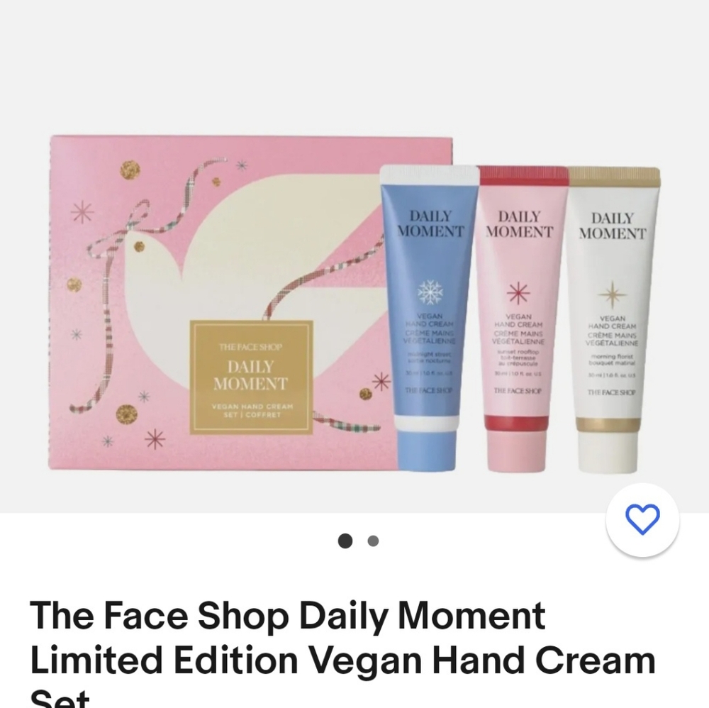 THE FACE SHOP Daily Moment Limited Edition Vegan Hand Cream Set